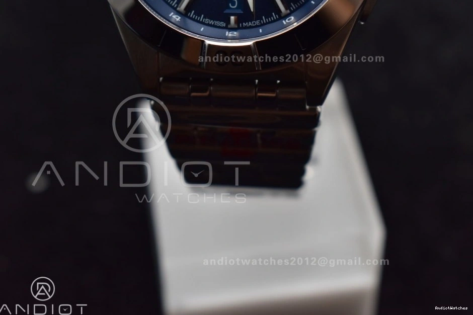 A Automatic 526 OdorResistant Factory On GMT Best Dial 40mm Breitling Blue Bracelet BLS 1:1 Edition SS Chronomat 0710